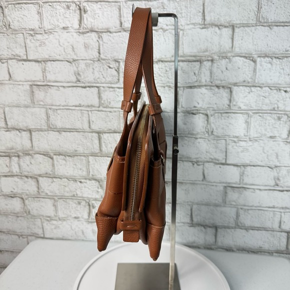 Lia Numa Bag Purse Handbag Leather Woven Basket Weave Made in Italy Brown - Picture 4 of 15